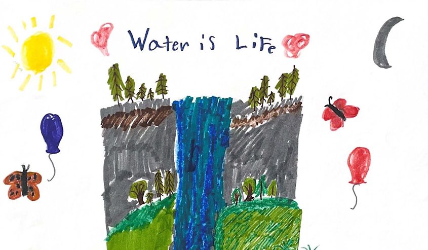 2022 Sweetwater Student Poster Contest winner: Camila Hernandez, Allen Elementary School. Photo: Sweetwater Authority