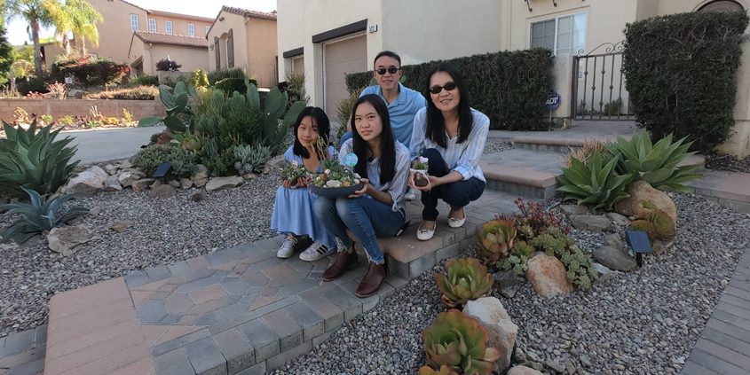 The Chens transformed their love for succulents into an award-winning landscape makeover. Photo: Vallecitos Water District