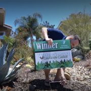 The Delaplanes received first place due to the addition of a working bioswale. Photo: Vallecitos Water District free landscape workshops