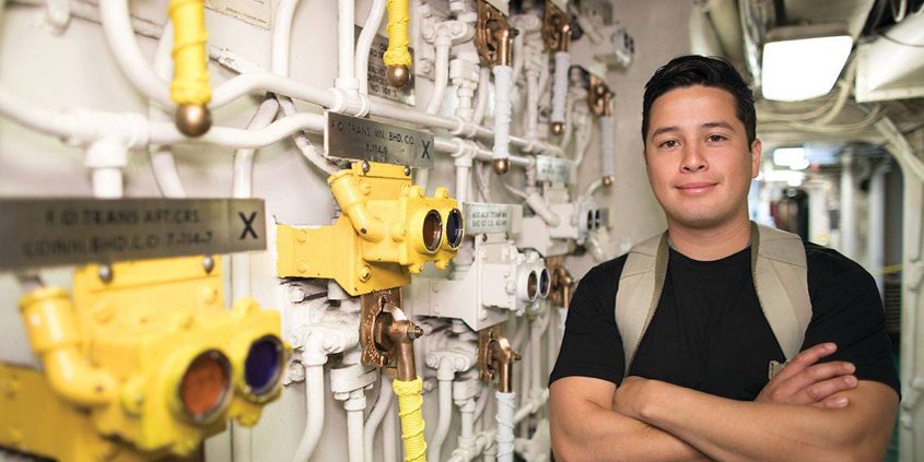 Military veterans are well positioned to take advantage of National University's Bachelor of Public Administration degree with a Waterworks Management focus. Photo: National University waterworks management degree