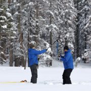 snow survey-Sierra Nevada snowpack-drought-Phillips Station