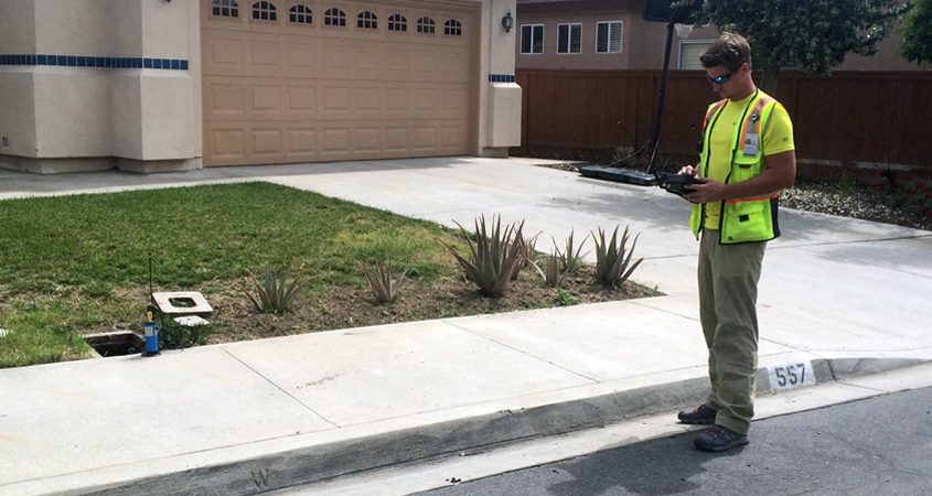 An effective Leak Detection and Repair Program is one of the main components for water conservation and an important part of asset management. Photo: Otay Water District leak prevention