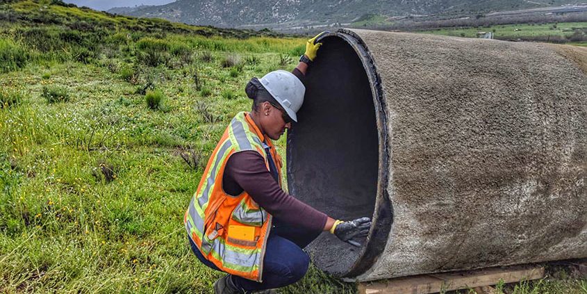 Karla Sanchez-field work-Engineers Week