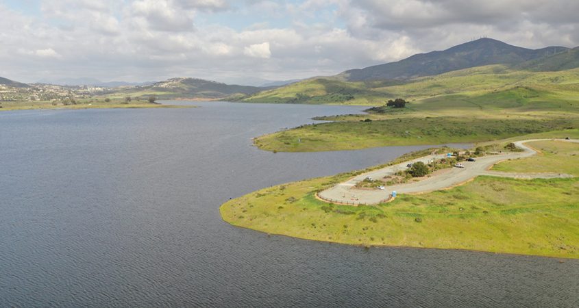 The Sweetwater Reservoir will offer free fishing on Sundays throughout 2023. Photo: Sweetwater Authority