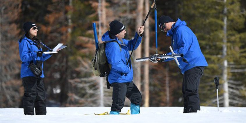 Snow Survey-snowpack-DWR-Snowpack above normal-water conservation