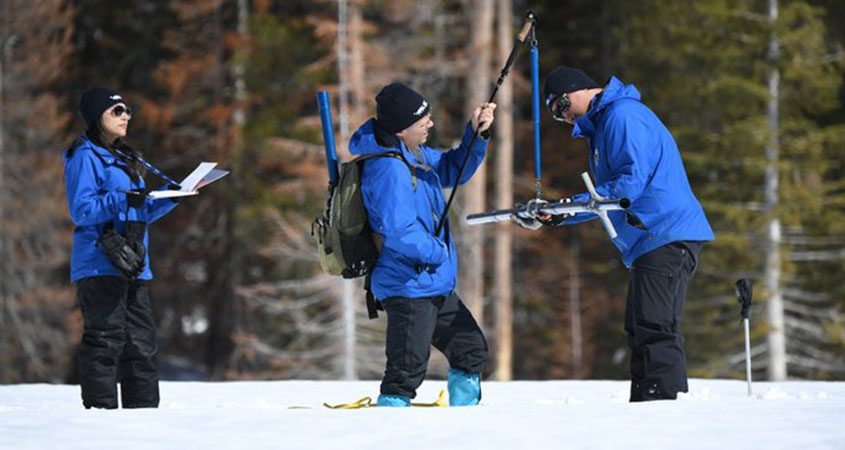 Snow Survey-snowpack-DWR-Snowpack above normal-water conservation