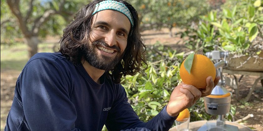 Hamid Pezeshkian of Flametree Farms in Vista is among 2,000 growers enrolled in the PSAWR program. Photo: Vallecitos Water District