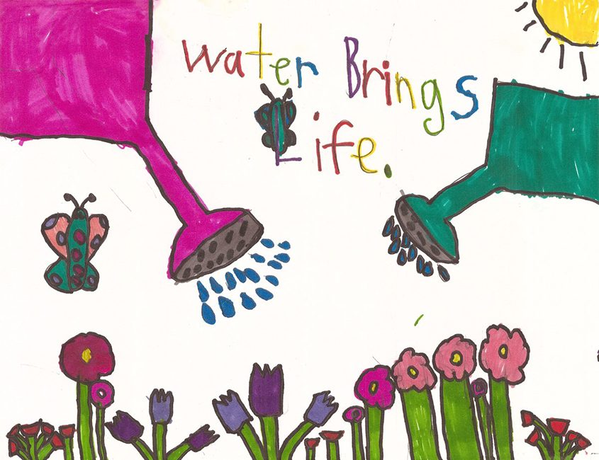 Honorable Mention – Aletheia Moffit, Julian Charter School Manzanita, Grade 1 Helix Water District student