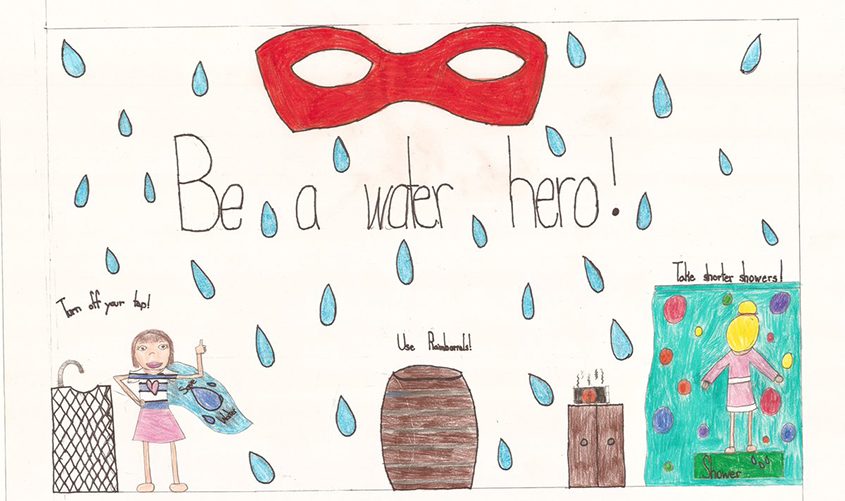 Third Place – Katharina Theuer, Christ Lutheran School, Grade 3 Helix Water District student