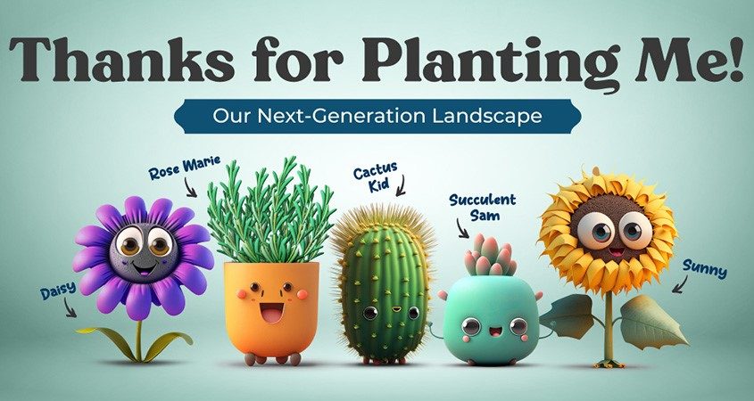 Thanks for Planting Me!-Landscape Transformation-water conservation-landscapes