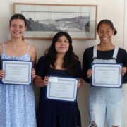 Vista Irrigation District scholarship winners (left to right): Monica Lozada, Naia Riggenbach, Sarai Rojas, Samantha Harris, Colin Gastauer. (Not pictured: Riley Robbins) Photo: Vista Irrigation District. 2024 scholarship