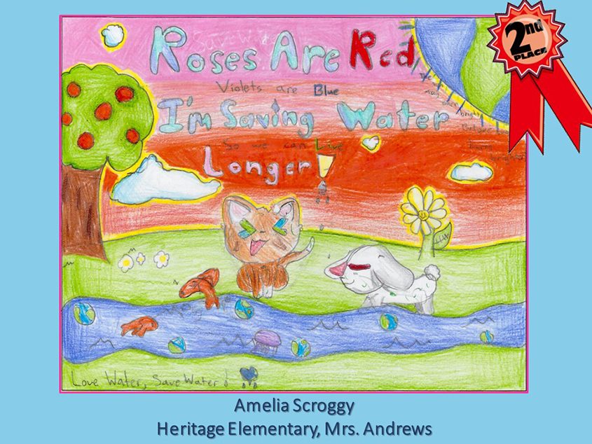 Second Place Winner Amelia Scroggy Escondido 2023 Student Poster Contest