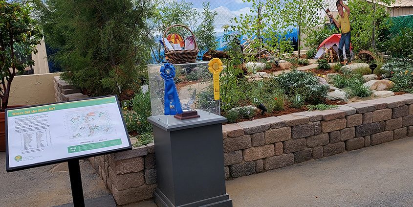 The award-winning low-water-use garden display by the California Native Plant Society, sponsored by the Water Authority at the San Diego County Fair. Photo: California Native Plant Society