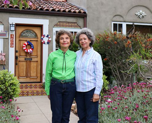 Joy August's winning landscape design is perfectly suited to the historic 1925 La Mesa home shared with her spouse, Marta Luisa Sclar. Photo: Helix Water District