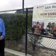 Austin Black, water conservation specialist for Waterwise Consulting, is overseeing the San Marcos School District water audit project. Photo: Vallecitos Water District