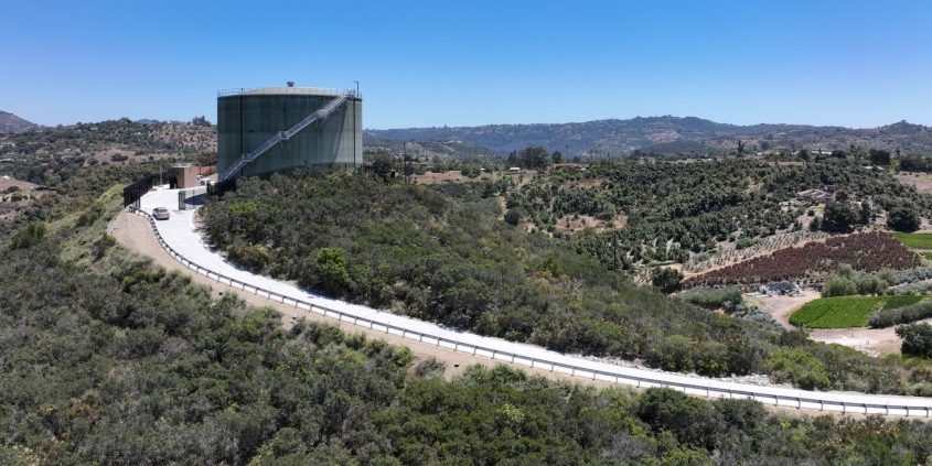 Construction of the new Hauck Mesa Storage Reservoir in North San Diego County was completed in June 2023.