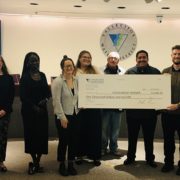 Scholarships were issued to local students by the Vallecitos Water District to help them continue their higher education. (L to R): Board Vice President Tiffany Boyd-Hodgson, scholarship winners Phlavia Oyrem, Caitlyn Hansen, and Julianna Stipica-Kelecic, Board President Jim Hernandez, scholarship winners Daniel Baza, Evan Fox, and Board Member Erik A. Groset. Not pictured: Board Members Craig Elitharp and Jim Pennock, scholarship winner Brook Sannella. Photo: Vallecitos Water District