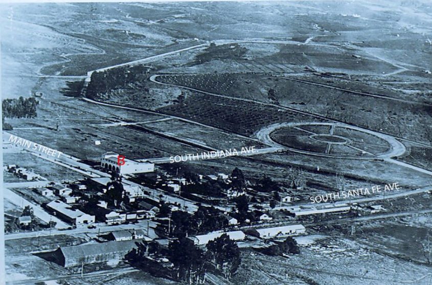 An overview of downtown Vista looking southeast circa 1928. The region began to flourish with the arrival of water. Photo: Vista Historical Society and Museum Vista Irrigation District celebrates