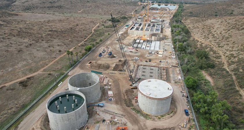 The East County Advanced Water Purification project is making significant progress on construction toward its 2026 opening. Photo: East County AWP