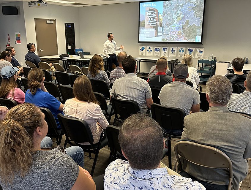 U.S. Bureau of Reclamation employees share their experiences and lessons learned during their recent San Diego visit. Photo: US Bureau of Reclamation