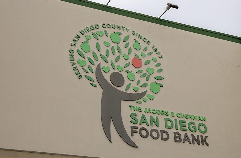 Otay Water District employees offered generous support to the San Diego Food Bank. Photo: San Diego Food Bank
