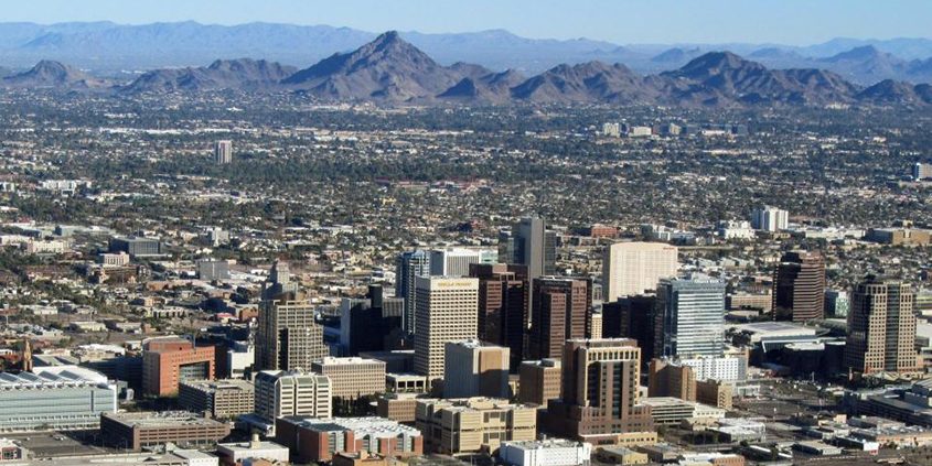 Long term drought and dwindling Colorado River supplies have Phoenix urgently pursuing highly treated recycled sewage as a drinking water supply. Photo: Wikimedia Commons