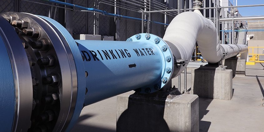 The San Diego County Water Authority added desalinated seawater to its supply portfolio in 2015 with the start of commercial operations at the nation’s largest seawater desalination plant. Photo: San Diego County Water Authority