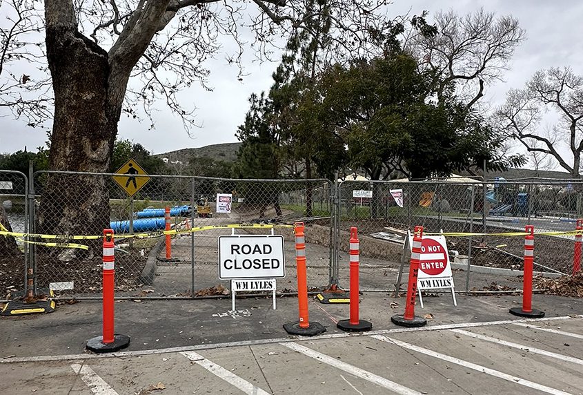 Work on the pipelines for the East County Advanced Water Program is affecting access to the Santee Lakes Recreational Preserve, which remains open. Photo: East County AWP