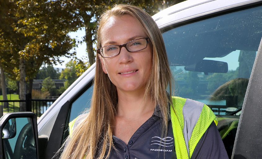 Sarah Hargis, wastewater utility worker for the Padre Dam Municipal Water District, is a featured speaker. Photo: Sarah Hargis speakers list