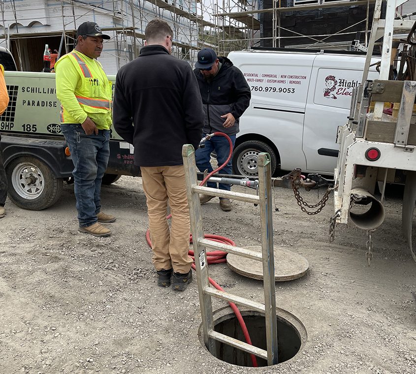 Learning to work as part of a team is a vital takeaway from the Palomar College and Vallecitos Water District internship program. Photo: Vallecitos Water District