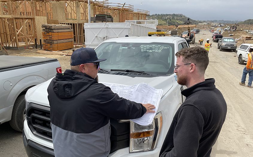 After completing his internship, Palomar College student Evan Fox found full-time employment. Photo: Vallecitos Water District