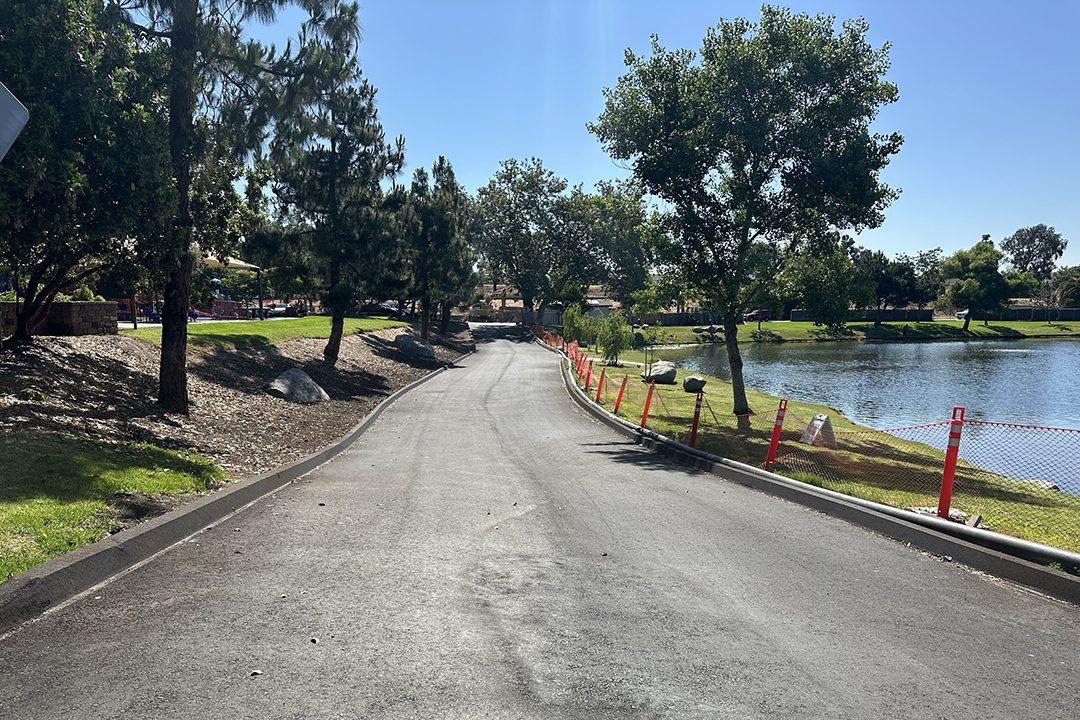 Roads have reopened at Lakes 3 and 4 at the Santee Lakes Recreational Preserve. Photo: East County AWP East County Advanced Water