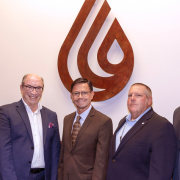 Leaders from the Metropolitan Water District join SDCWA board Chair, Secretary and General Manager at the August 2024 Board meeting.