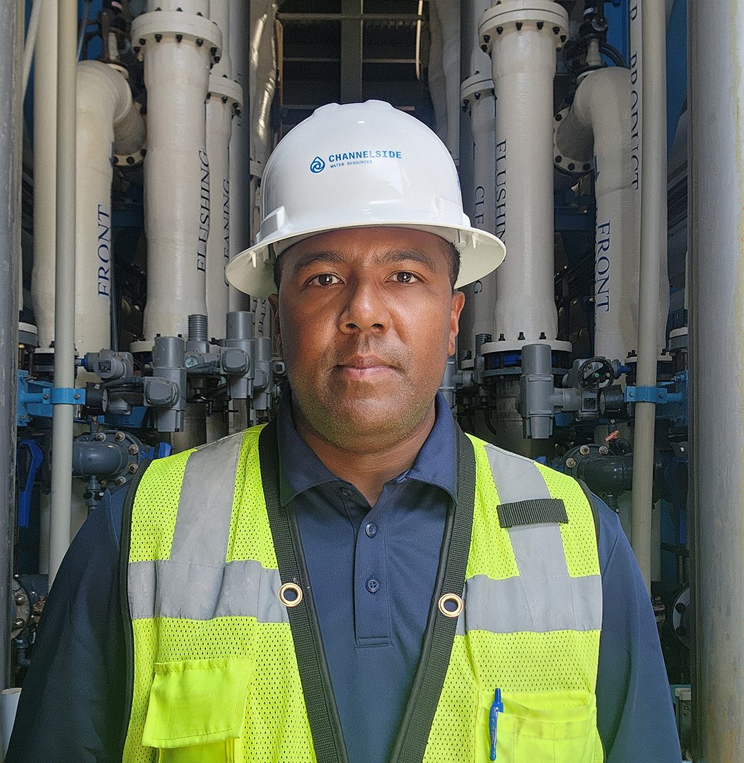 After completing 20 years of service in the U.S. Marine Corps, Shawn McCoy sought job training through the SkillBridge program. Photo: San Diego County Water Authority