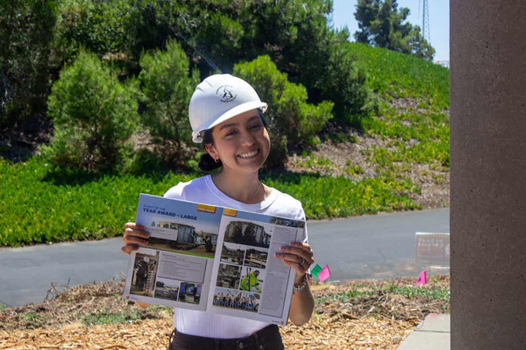 Andrea Solis used the CWEA Kirt Brooks Memorial Scholarship to fund her Civil Engineering studies at UC Davis. Photo: CWEA