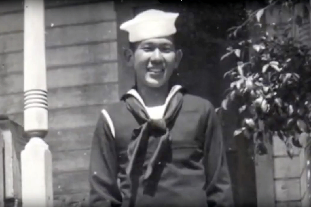 Jack Kubota as a young Navy sailor in 1950. Photo: Courtesy Jack Kubota historic insights