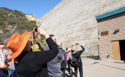 Citizen Water Academy participants check out the Olivenhain Dam.