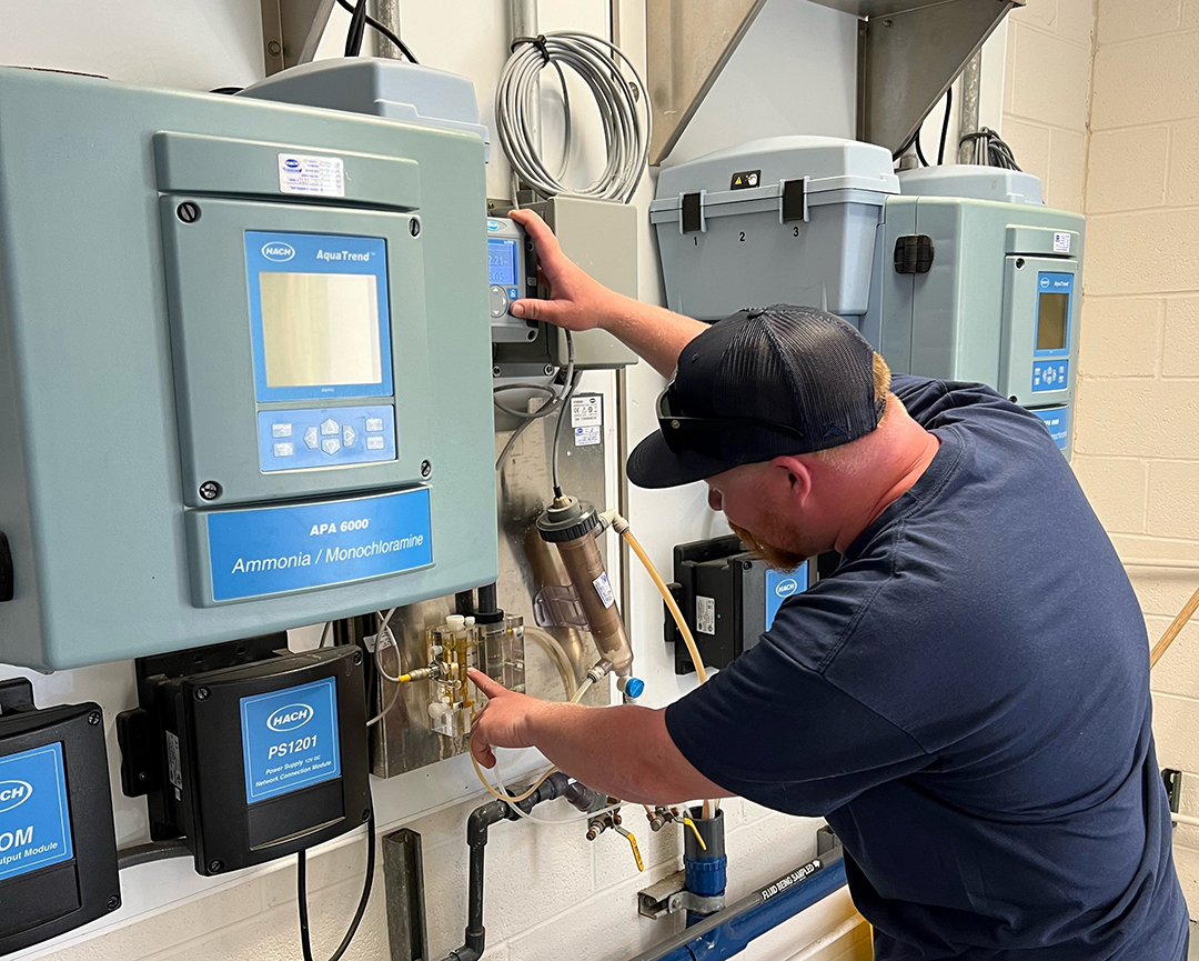 Vallecitos Water District intern Logan Crawford was introduced to multiple job assignments during his recent internship. Photo: Vallecitos Water District 2025 scholarship applications
