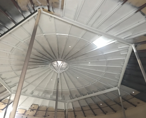 The Coronado Tank was rehabilitated by the Vallecitos Water District, giving it many more years of service. Photo: Vallecitos Water District wildfire
