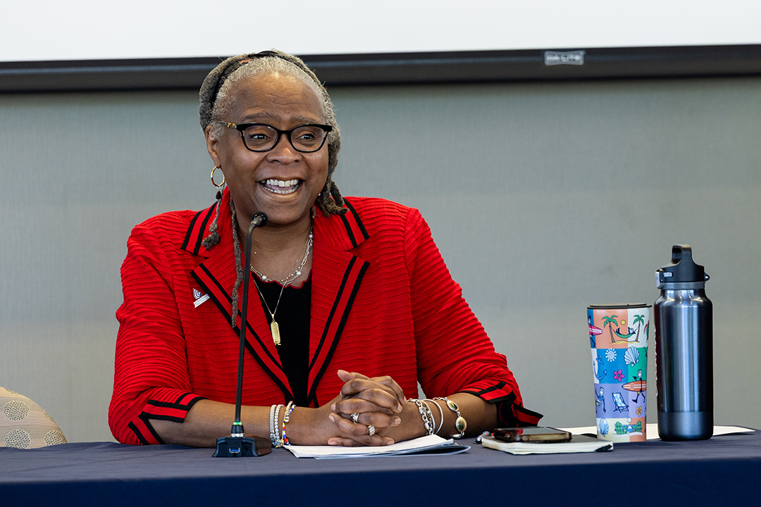 Lisa Marie Harris, Director of Finance for the San Diego County Water Authority, was among the featured speakers at the 2025 Women in Water Conference. Photo: San Diego County Water Authority