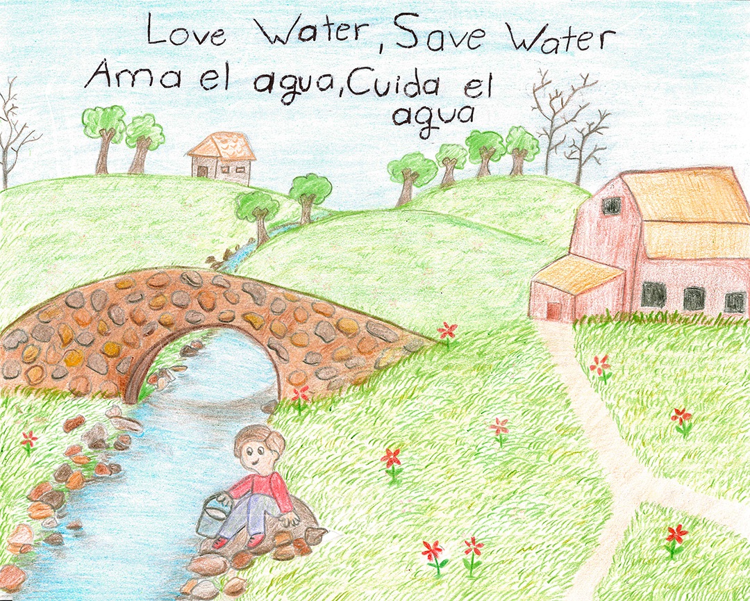 Citlali Gutierrez from Lincoln Elementary School is this year's first place winner in the 2025 City of Escondido Student Poster Contest. Photo: City of Escondido