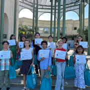 Finalists in the City of Escondido 2025 Water Awareness Student Poster Contest: Row 1 (L to R): Ethan Blades, Citali Guitierrez, Milan Galiano, Lila Manoocheri, Nathali Morales Amaya. Row 2 (L to R): Baylie Sarno, Ava Barclay, Landon Hickman, Michael Harmon, Matthew Rios Perez, Pakeezah Nabi. Not pictured: Haley Hone. Photo: City of Escondido