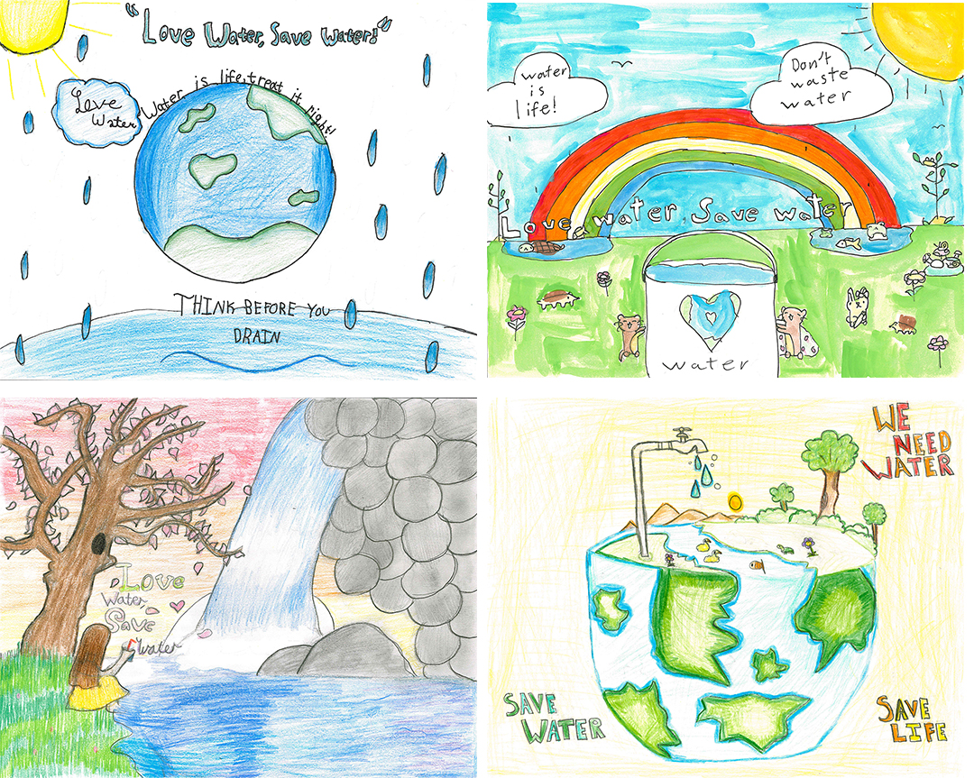 Finalists in the 2025 City of Escondido Student Poster Contest also include (clockwise from top left): Lila Manoocheri, Nathali Morales Amaya, Pakeezah Nabi, Matthew Rios Perez. Photo: City of Escondido
