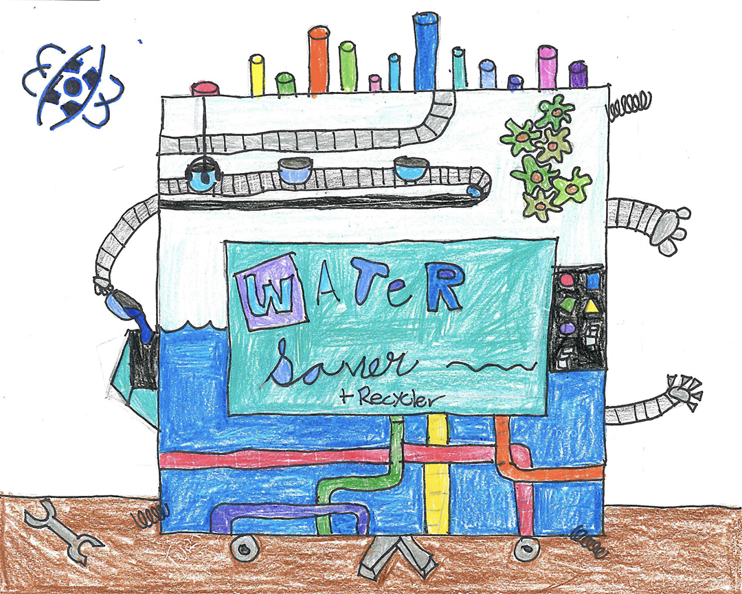 The winning poster by Audrey Nam from Stone Ranch Elementary School. Photo: Olivenhain Municipal Water District student poster contest