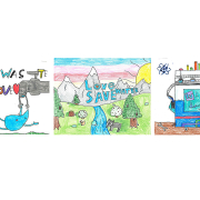 Three winning posters created by fourth grade students were chosen as the 2025 Olivenhain Municipal Water District Poster Contest winners. Photo: Olivenhain Municipal Water District
