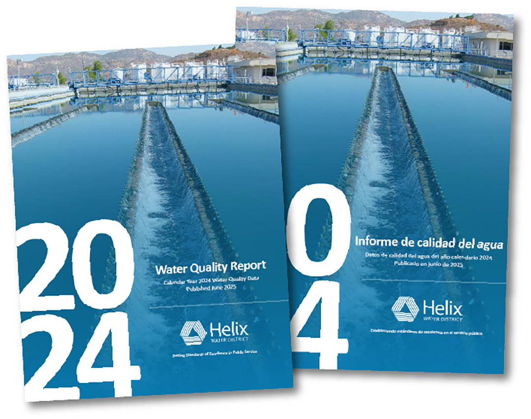 The Helix Water District's 2024 Water Quality Report is available online in both English and Spanish.