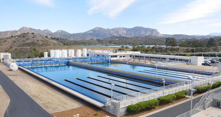 The R.M. Levy Water Treatment Plant in Lakeside treats 87.8% of the Helix Water District's water to the highest state and federal water quality standards. Photo: Helix Water District