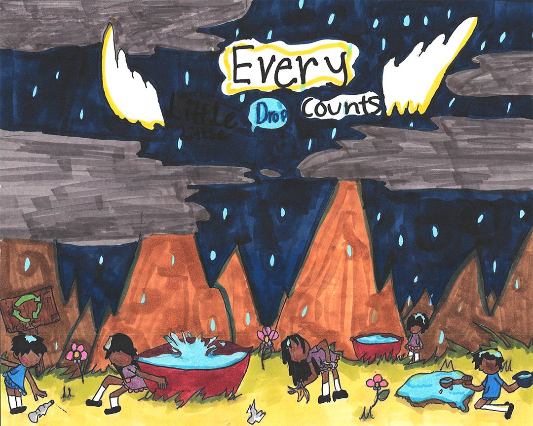 Jimena Castillo Medina of Joli Ann Leichtag Elementary School won first place. Photo: Vallecitos Water District