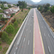 The East County AWP construction team is working to install a 28-inch bypass pipeline along Mission Gorge Road. It is 20,500 linear feet, or about 3.9 miles long. Photo: East County AWP