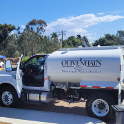 The September 6 Open House event will feature OMWD departments and customer programs, and OMWD and Leucadia Wastewater District will display several of their specialized utility vehicles. Photo: Olivenhain Municipal Water District